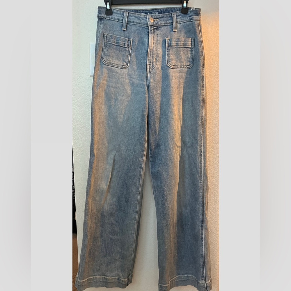 Old Navy Light Blue Wide Jeans